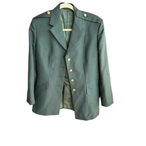 DSDC Bremen-Bowdon Womens US Dress Army Green Dress Coat Suit Jacket Size 14MT